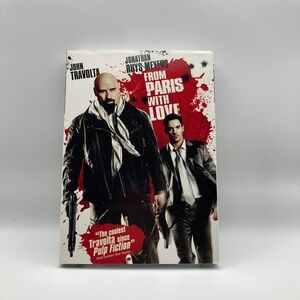 From Paris With Love DVD John Travolta Jonathan Rhys Meyers Lionsgate 2010 Movie